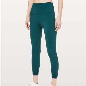 25” Lululemon Align in Emerald Green